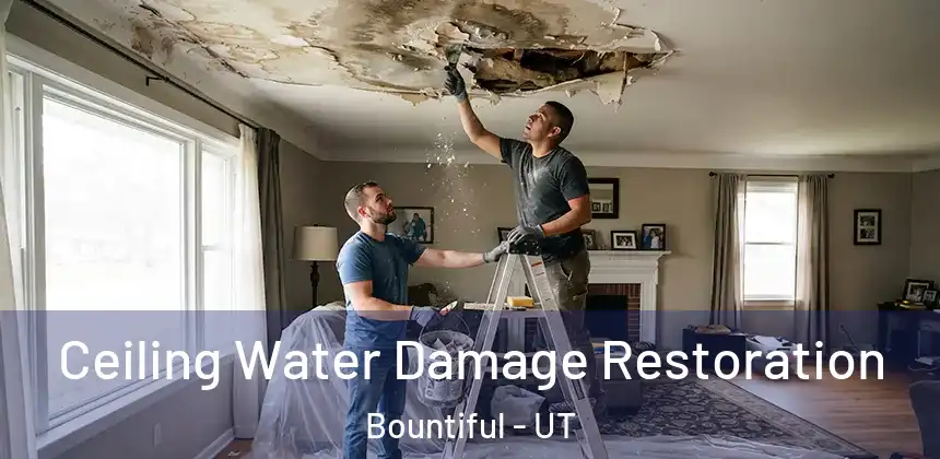  Ceiling Water Damage Restoration Bountiful - UT