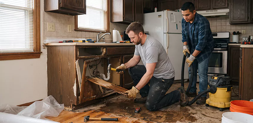 Repairing Water Damaged MDF Cabinets in Bountiful