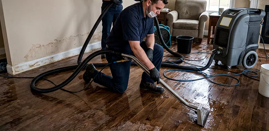 Hardwood Floor Water Extraction in Bountiful